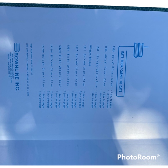 Vintage brownline perpetual calendar - Picture 4 of 8